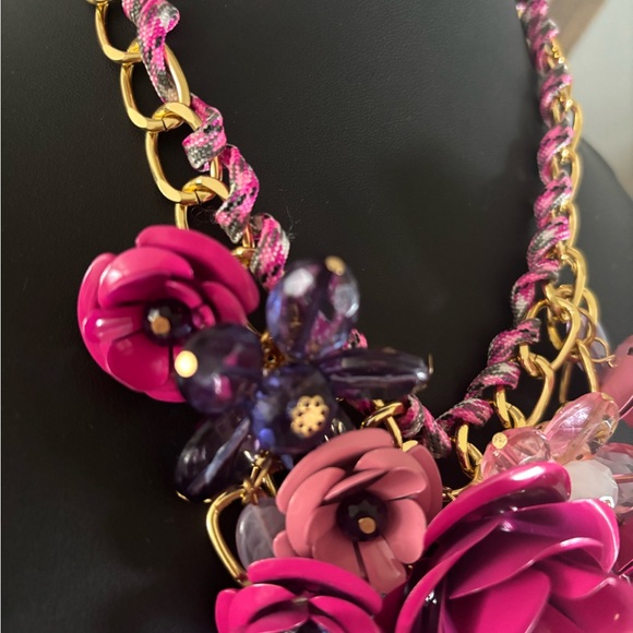 Aratta Silent Journey Floral Fields Statement Necklace NWOT - Picture 5 of 5